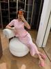 2026 New Crew Neck Button Down Cardigan Set Casual Solid Two Piece Outfit for Women Spring Summer