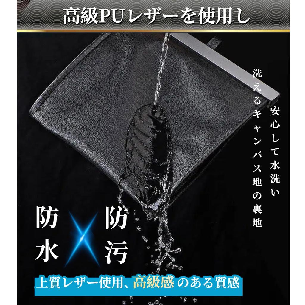 Melphoe Car Trash Car Convenient Car Includes 20 Trash Bags Can, Multi-Vehicle Compatible, Slim, Waterproof, Magnetic, Storage, Accessory, Item,