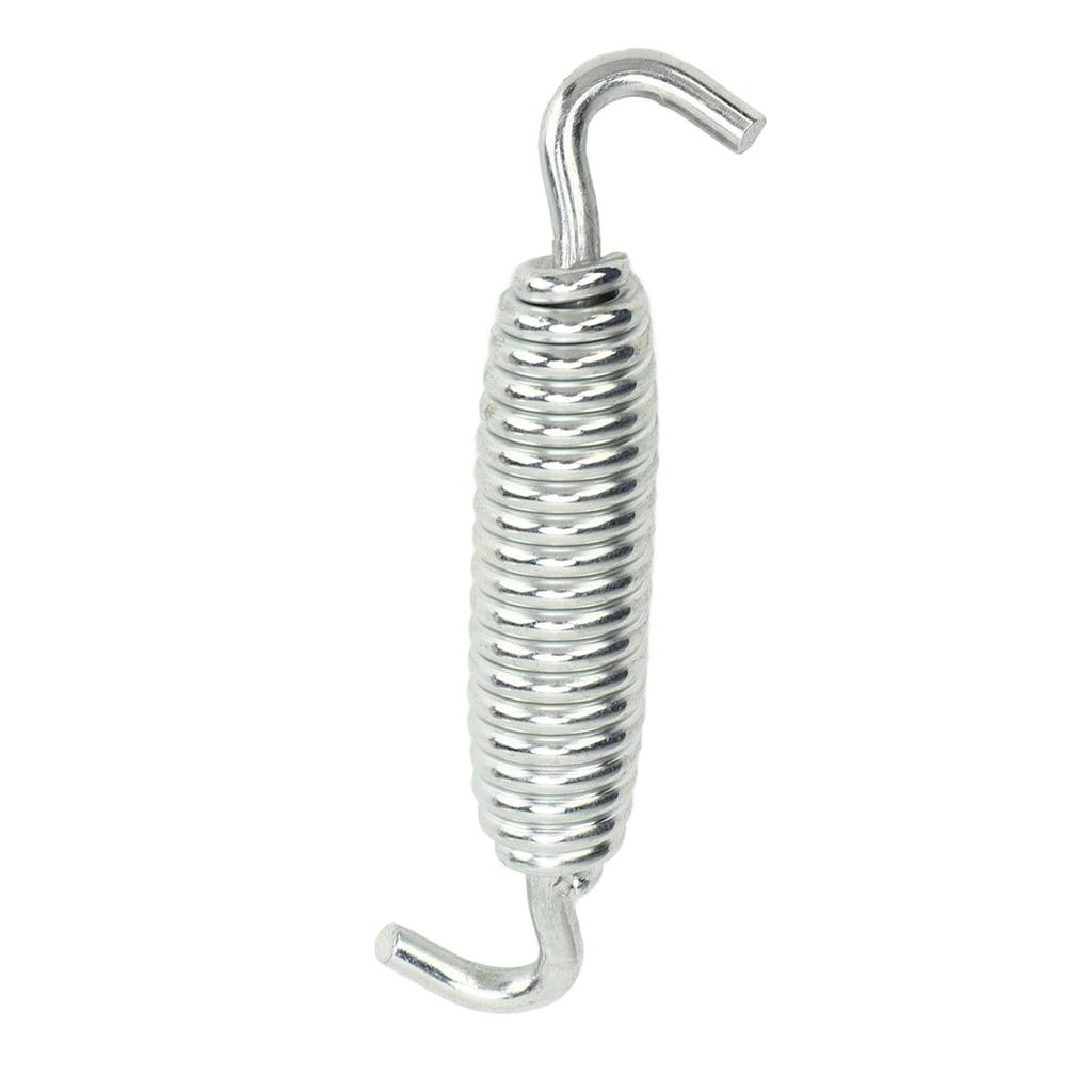 3-7/8" Motorcycle Kickstand Spring for 50005-85A Silver Chrome Side Stand Spring 1200 883, Silver