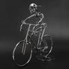 Metal Construction Metal Bicycle Model Art Sculpture Home Decor Ornaments  For Bedroom Decor