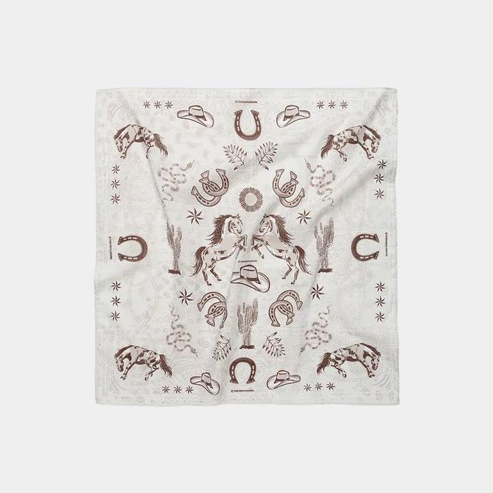 TVH WESTERN PATTERN BANDANA CREAM
