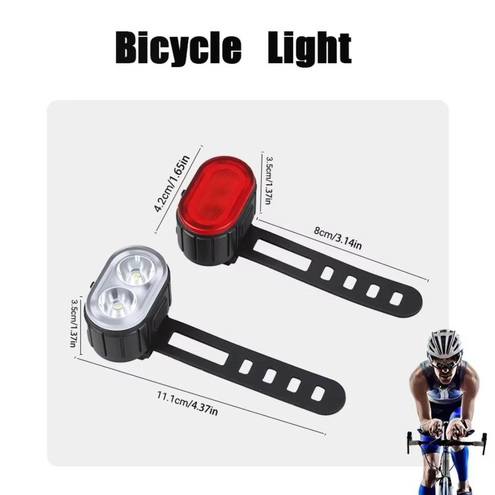 Warning Light Bike Warning Lamps Waterproof Cycling Flashlights Rechargeable Bike Lights Cycling