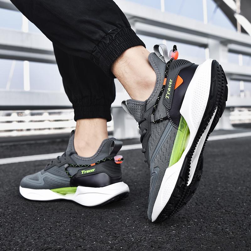 Hochwertige, rutschfeste, große, atmungsaktive Mesh-Sport-Freizeitschuhe für Herren