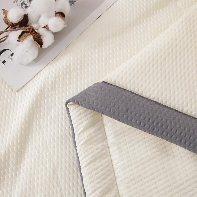 Simple Japanese Solid Color 1Pc Quilt Summer Soft Skin-friendly Air Conditioning Thin Quilt Home Travel Camping Thin Blanket