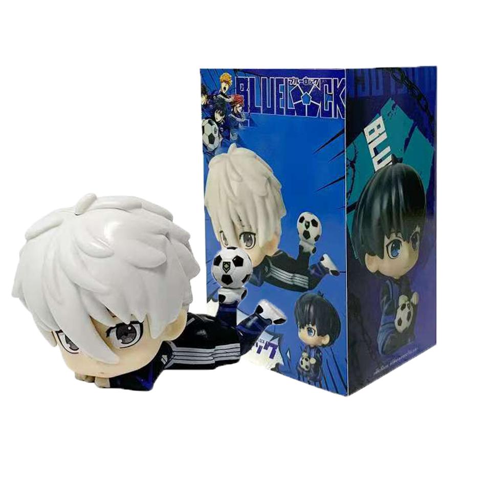BLUE LOCK Action Figures Isagi Yoichi Nagi Seishiro Gifts Anime Figure Q Version Figurine PVC Collectible Model Kids Doll Toys