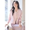 VICTORIA&VERA Women's Elegant Shimmer Textured Jacket
