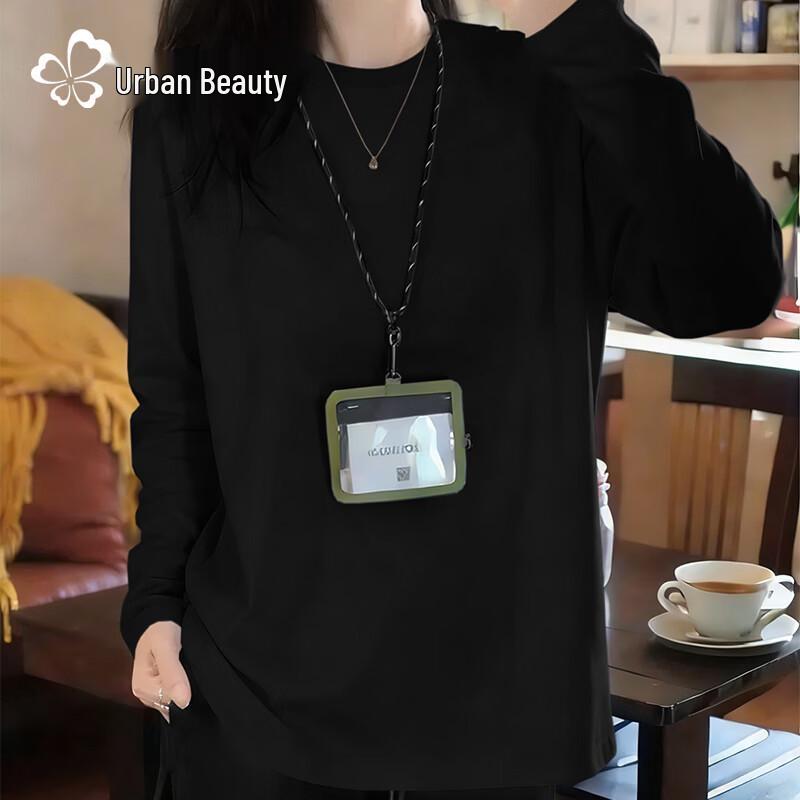 

Женская однотонная футболка с длинным рукавом Urban Beauty Весна 2026 S