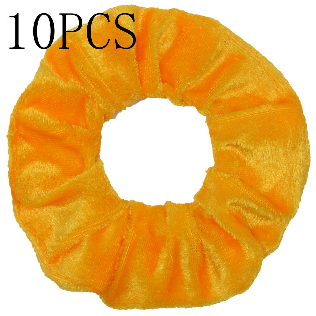 10pc Women Hair Scrunchies Velvet Solid Color Band for Girls Ponytail Holder Rubber Bands Ties Accessories Headbands Gumki
