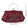 1 pièce Sac de Soirée Créatif pour Femme Sac de Fête à Broderie Faite Main Sac à Main