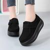 Fashion Boat Number 38 Vintage Heels Women's Medium Heel Shoes Elderly Shoes Sneakers Sport First Degree Brand Gym Importers Fat
