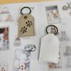 Puppy Pet Hair Storage Bag Cat Dog Claw Dogs Paw Pendant Cute Pet Hair Keychain  Unisex