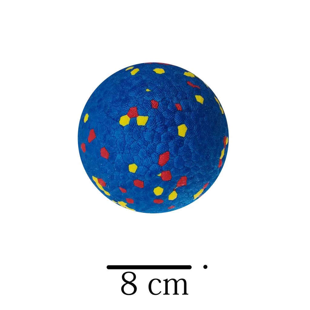 1pc Teething Pet Toy DogToy Solid Toy Ball Interactive Light Popcorn Ball Dog Ball Light Chew Rubber Ball High Elastic Bite