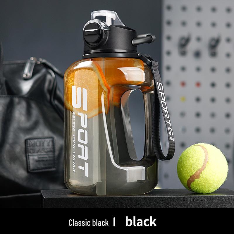 Men's Large Capacity Sports Water Bottle - Fitness Bucket Space Cup