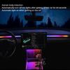 For Tesla Model 3 Y Accessories APP Control Streaming Ambient Light Center Console Dashboard Neon Ambient Strip Lamp Decoration