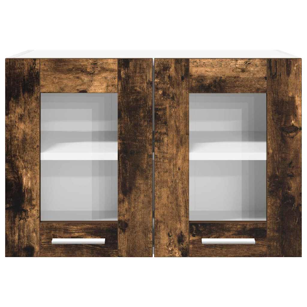 Wall Mounted Cabinet Smoked Oak Finish 60 x 31 x 40 cm Engineered Wood