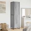 Wardrobe with Door Grey Sonoma 50 x 50 x 200 cm Engineered Wood