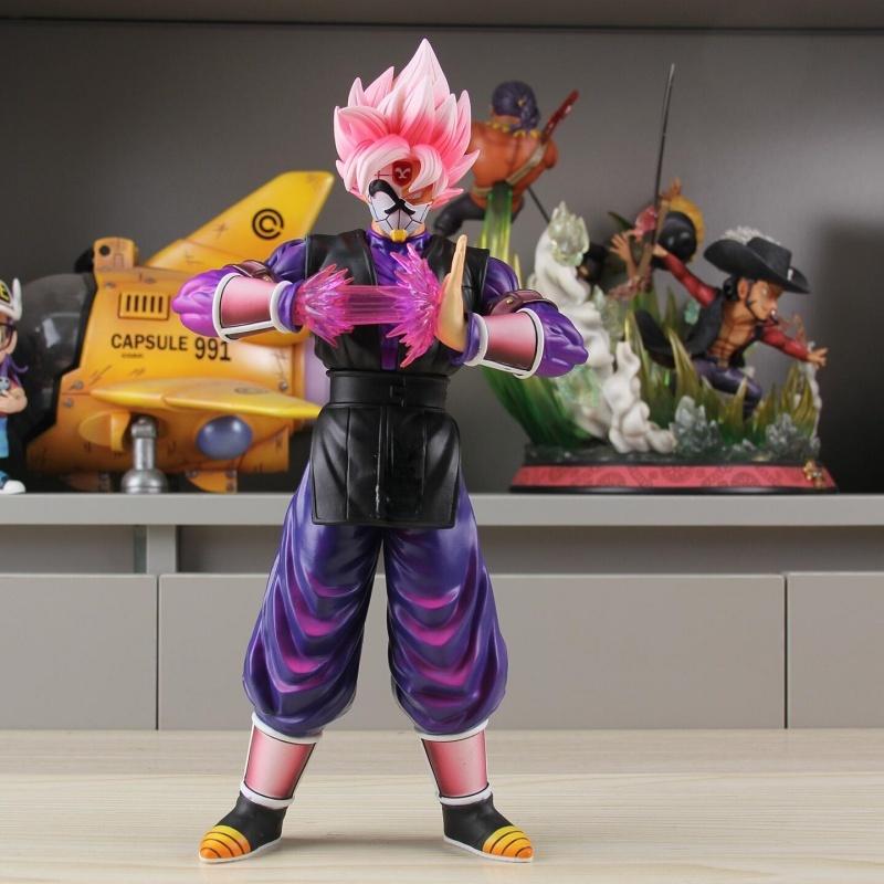 30Cm/11.81Inch Z Figure Zamasu Goku Super Saiyan Pink Anime Figure Pvc Statue Desktop Decoration  Collection Model Birthday Gift