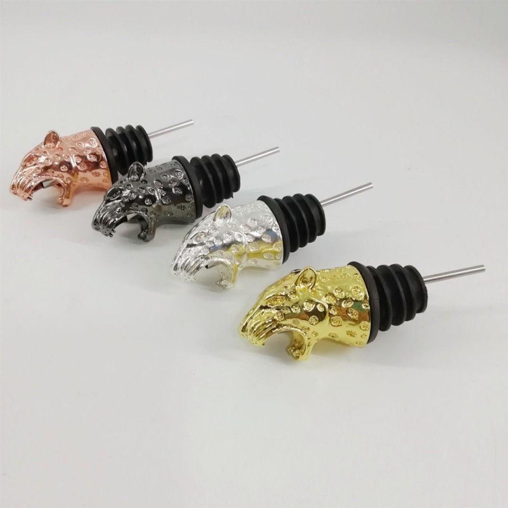 Zinc Alloy Bottle Stoppers Leopard/Lion/Antelope Head Wine Mouth Kitchen Accessories