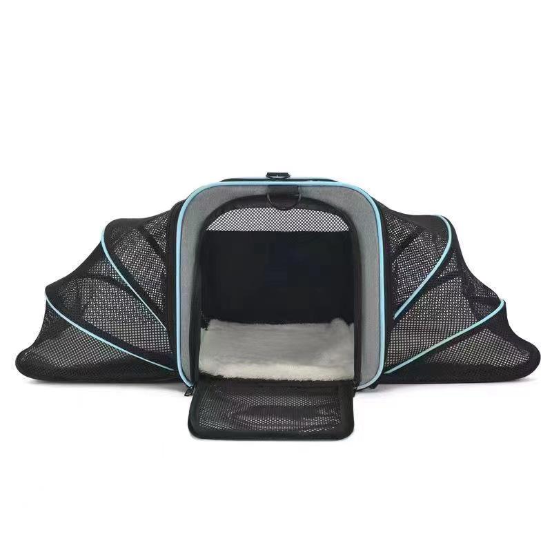 Large Portable Pet Backpack - Breathable, Airline-Friendly for Cats and Dogs