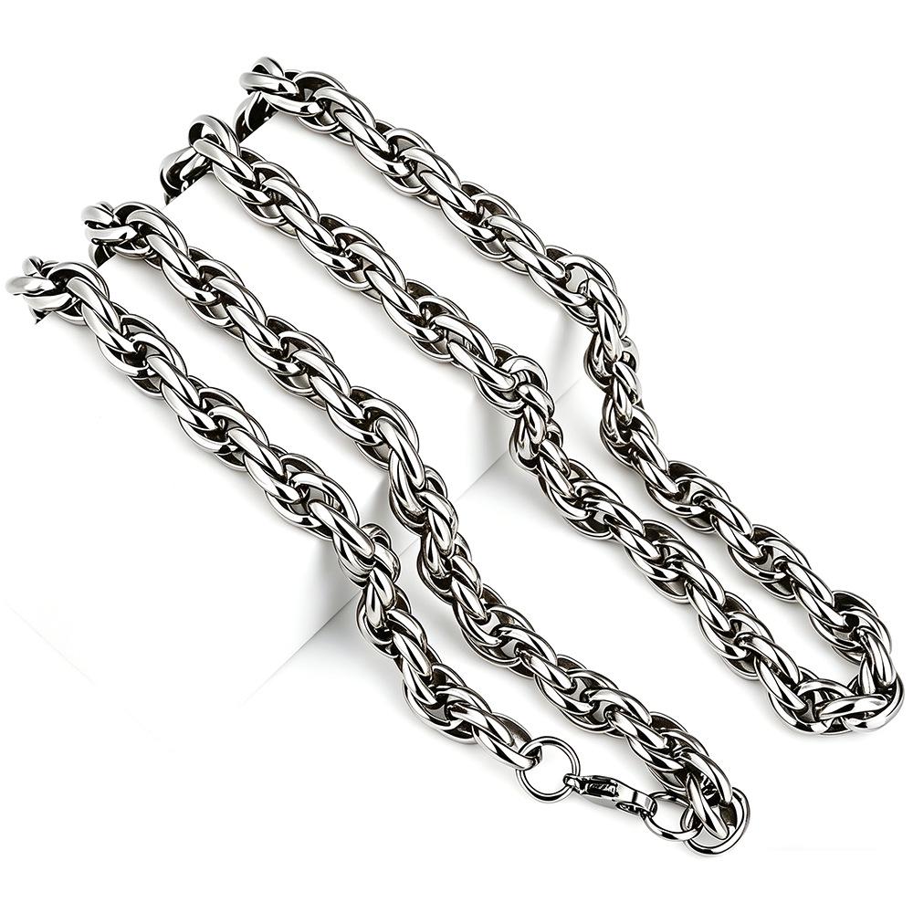 18K Gold Plated Edelstahl Cuban Link Kette - Herren Hip Hop Stil, Farbecht, Hochglanzpoliert.