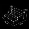 Clear 1-6 Tier Acrylic Display Stand for Funko Figures, Cupcake, Cosmetics, Perfume,Blind Box Display Riser Rack Dessert Shelf