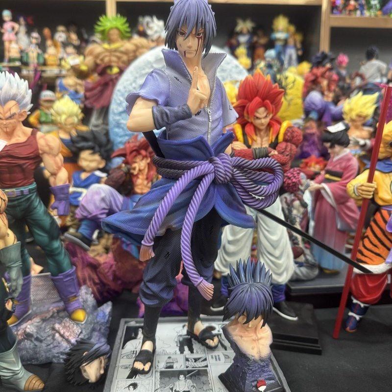 

In-Stock Double Headed Sculpture With Glowing Anime Character Figurine Exquisite Desktop Decorations Trendy Toy Collectable Beautiful Gift