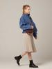 I Holic Cashmere Banded Flare Rib Knit Skirt