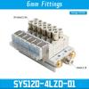 SMC Type SY5120 Multi-way Combination Manifold Pneumatic Solenoid Valve Control SY5120-4LZD-01 SY5120-5LZD-01 SY5120-6LZD-01