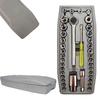 Heavy-Duty Carbon Steel Mechanical Tool Set, 40-Piece Case, Essential for Every Garage-M