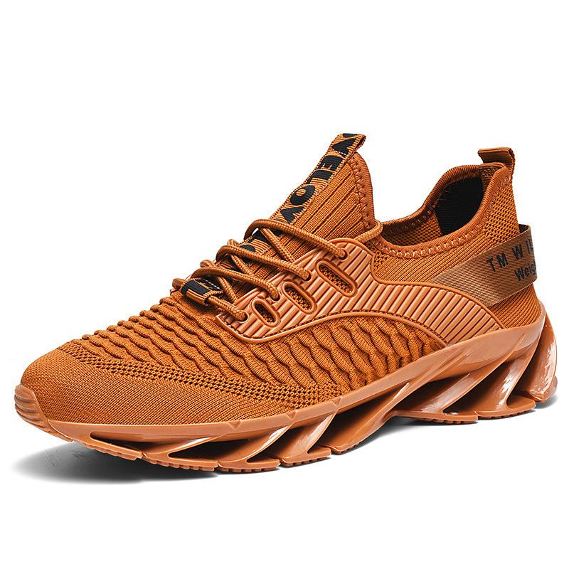 Spring men's shoes red shock-absorbing sports casual running shoes heightening men's blade shoes