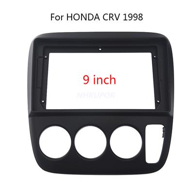 9" 2 Din Head Unit Car Radio Fascia For HONDA CRV CR-V 1998 Auto Stereo Audio Player DVD Panel Dash Kit Frame Bezel Faceplate