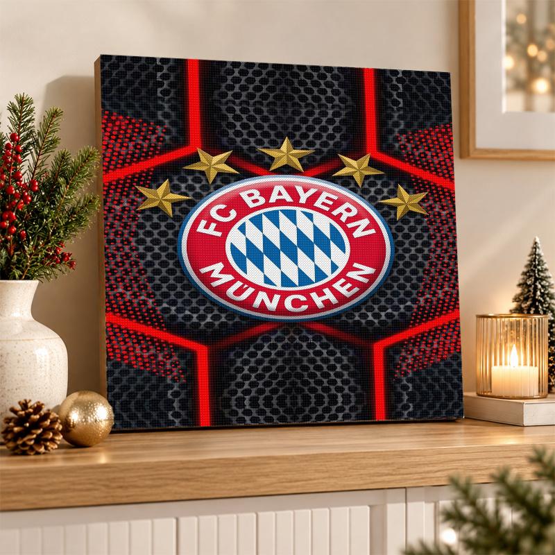 Bayern Munich Diamond Painting Kit 5D Full Drill DIY Diamond Mosaic Wall Art Home Decor