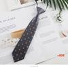 Children's Small Tie with Creative Fun Cartoon Polyester Short Lazy Knot Free Tie 6cm