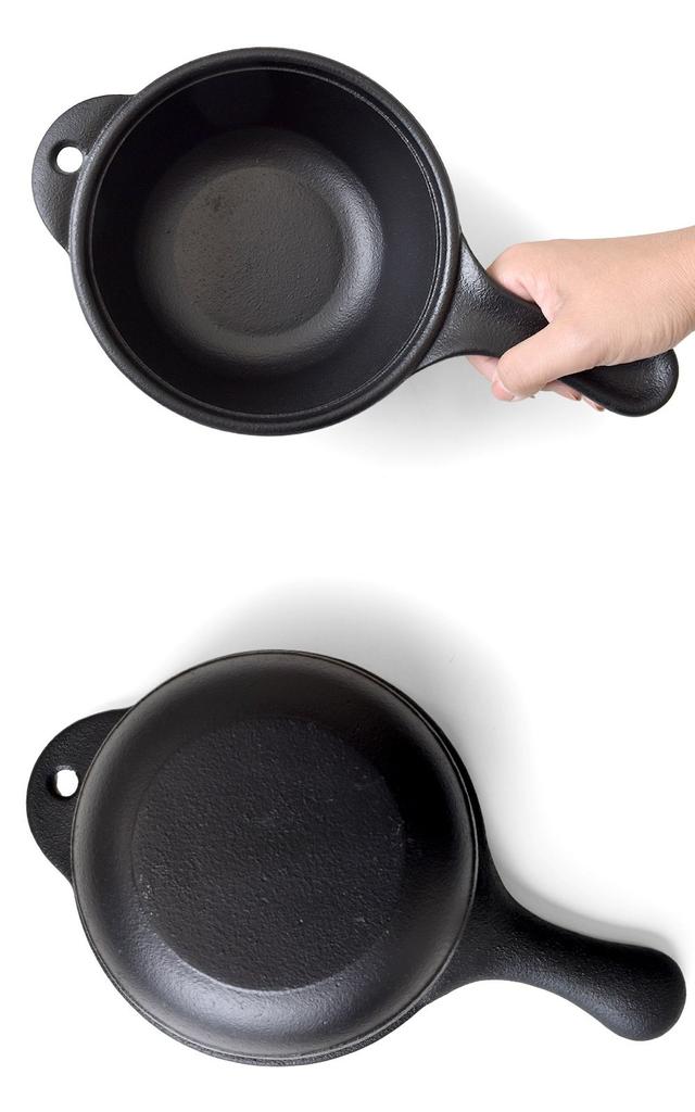 Nambu Ironware Mini Inner Diameter IH Direct Fire Compatible One-Handed Pot, Pot, 15.5cm, Compatible,