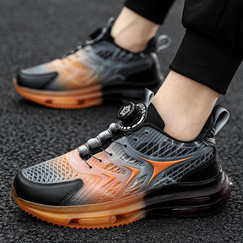 Daddy shoes men's rotating button teen sports shoes men's live broadcast hot air cushion men's shoes couple running shoes