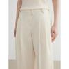 ELLE Women's High-Waist Wide-Leg Trousers