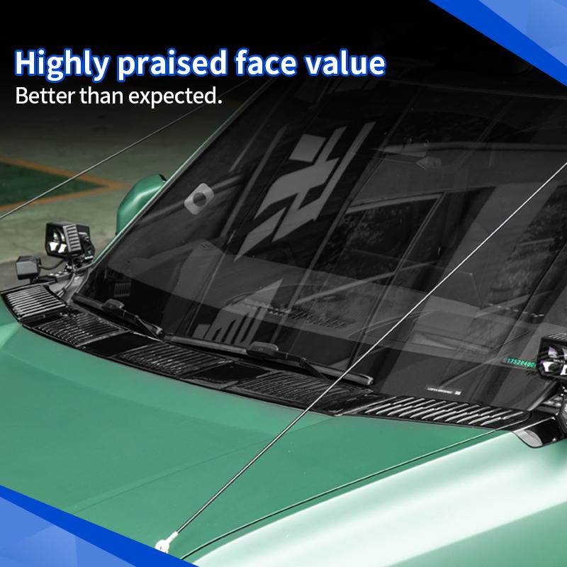 Car Hood Protector Trim for BYD Leopard 8 Denza B8 2025+ Windshield Wiper Hood Trim Hood Trim Exterior Car Accessories Black