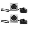 ROSIGHT WS20 3-Pin Square Flange Aviation Connector