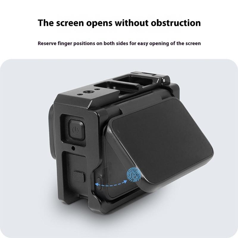 Universal Simple Detach Mount For Sports Cameras Cage Featuring Magnetic Lock Mechanism And Flexible Positioning