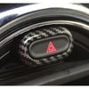 For 14- Mini Cooper F55 F56 Carbon Fiber ABS Warning Light Switch Cover Trim