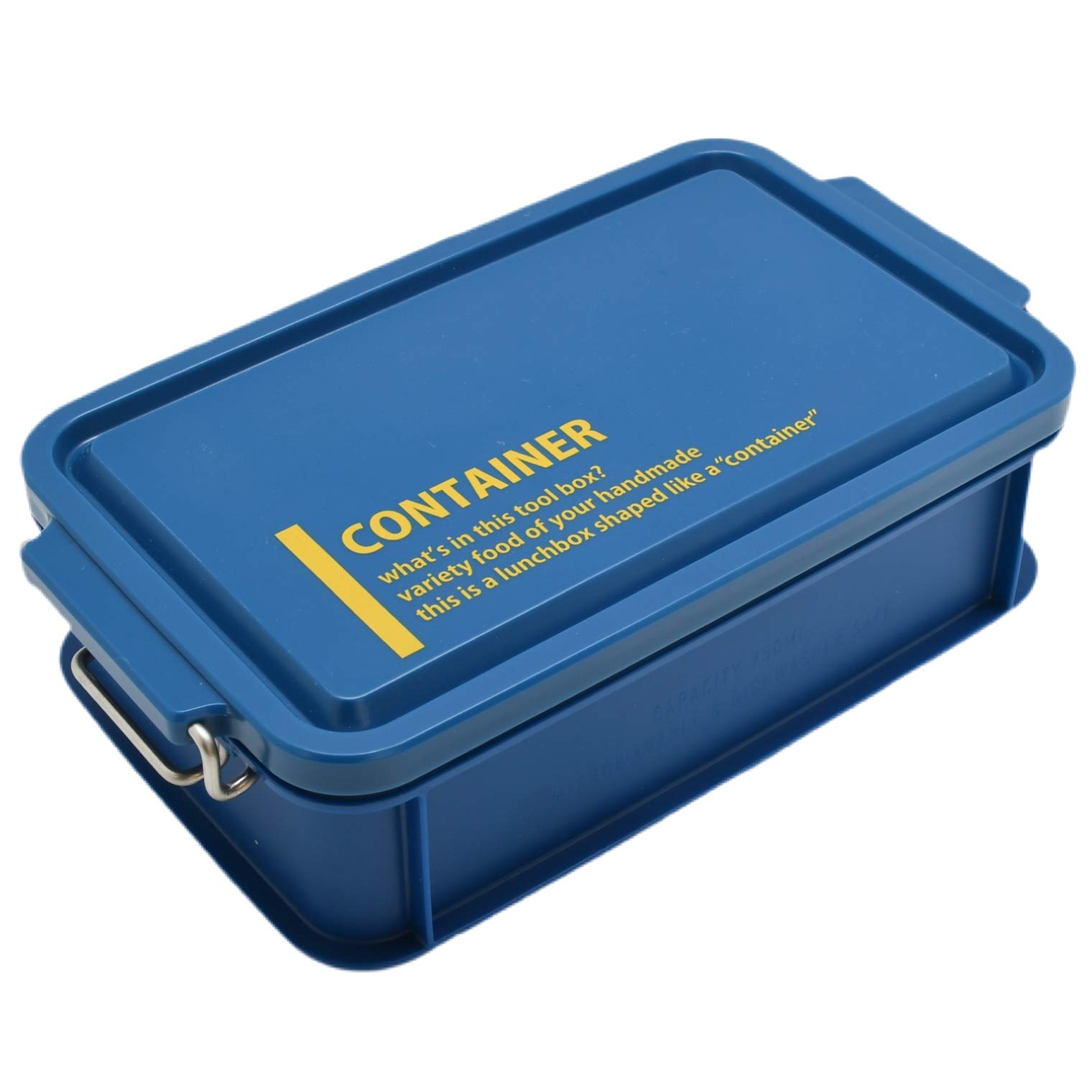 

OSK Lunch Lunch with Silver Made in Dishwasher Box, Chime, Blue, 750ml, Dividers, Stackable, Ion, Japan, Safe, CNT-750 синий