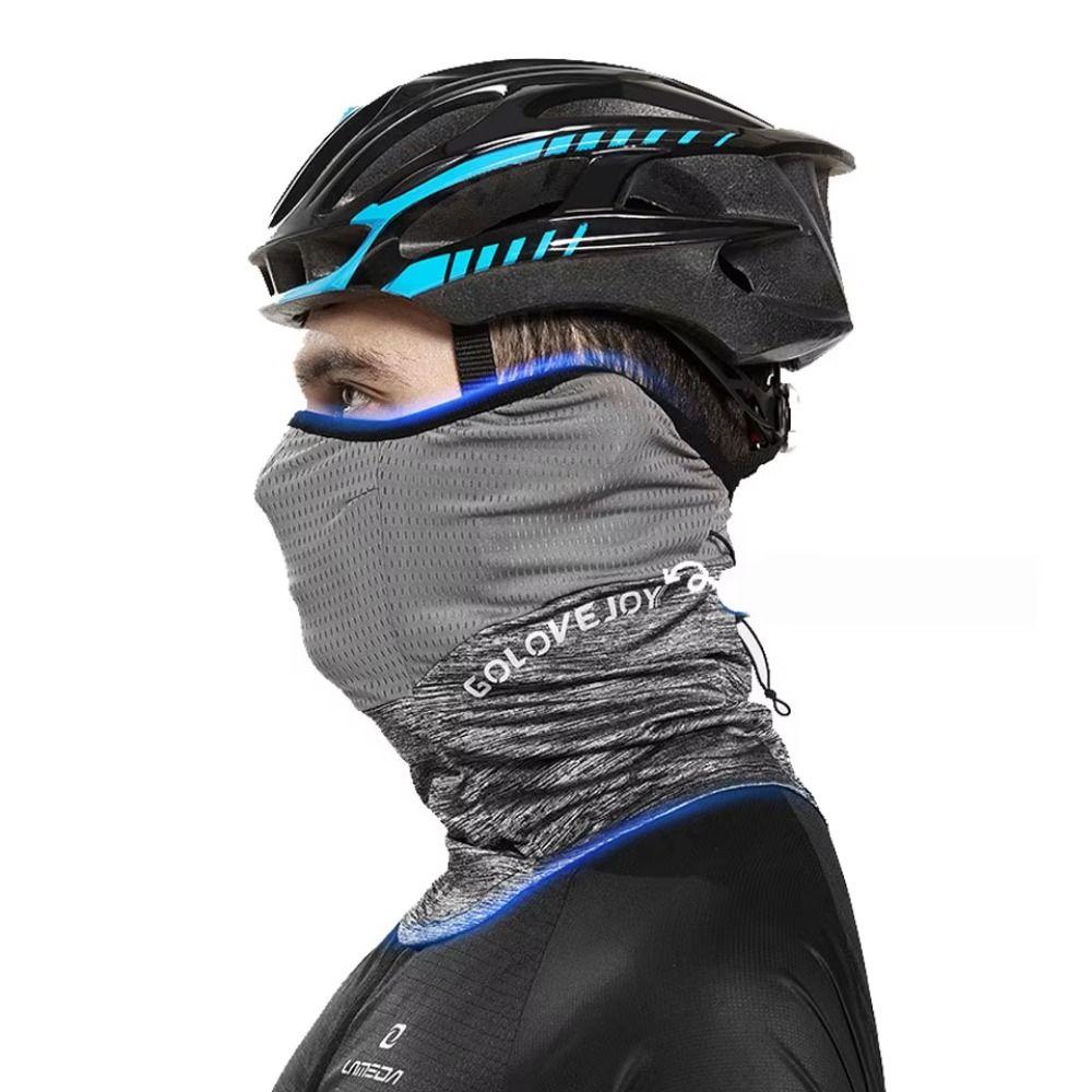Quick-drying Ice Silk Scarf Breathable Cycling Mask Sun Protection Mask  For Men Women