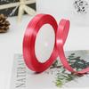 Factory Wholesale 1.5 Inches Single Sided Pastel Satin Ribbon Decorative Polyester Fabric Solid Logo Hair Gift Decoration