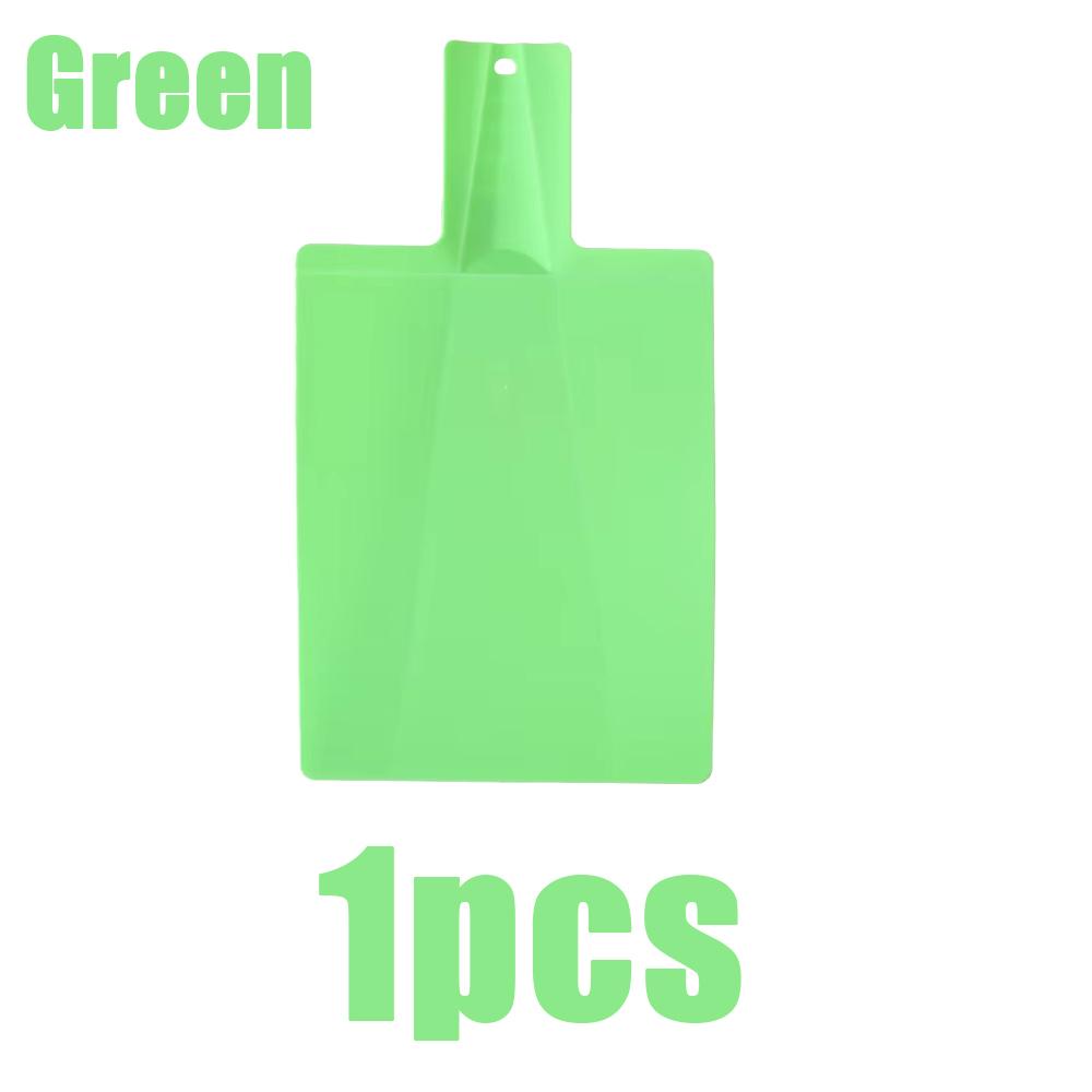 1pc Creative Foldable Plastic Cutting Board Shovel-Shaped Plastic Chopping Board Cutting Vegetables Meat Fruits Kitchen Utensils