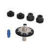 57T 0.8mod Slipper Gear Set Hardened Steel 20T 21T RC Motor Gear with Output Shaft for ARRMA 110