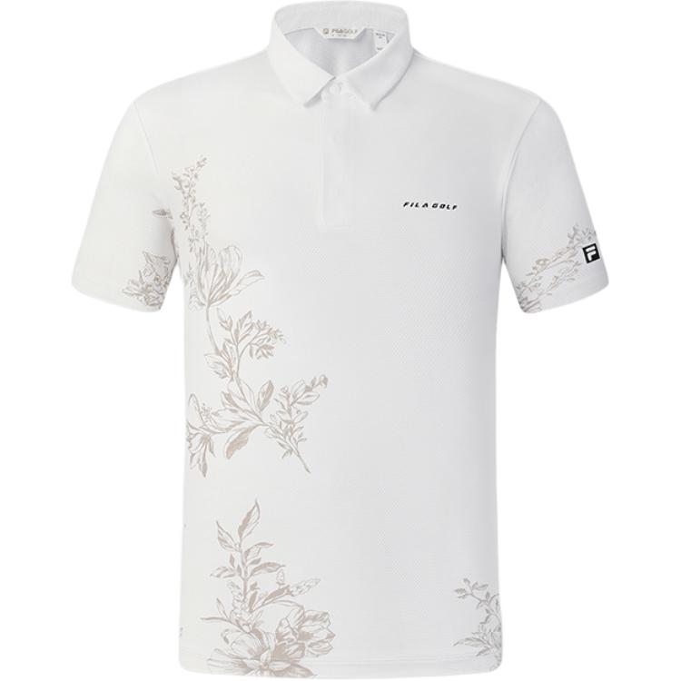 

New FILA Golf Series Polo Shirt Men s Jade White A11M525108F-WT M