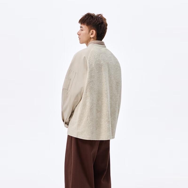 TOM ADAM Gespleißter Rundhals Casual Strickpullover