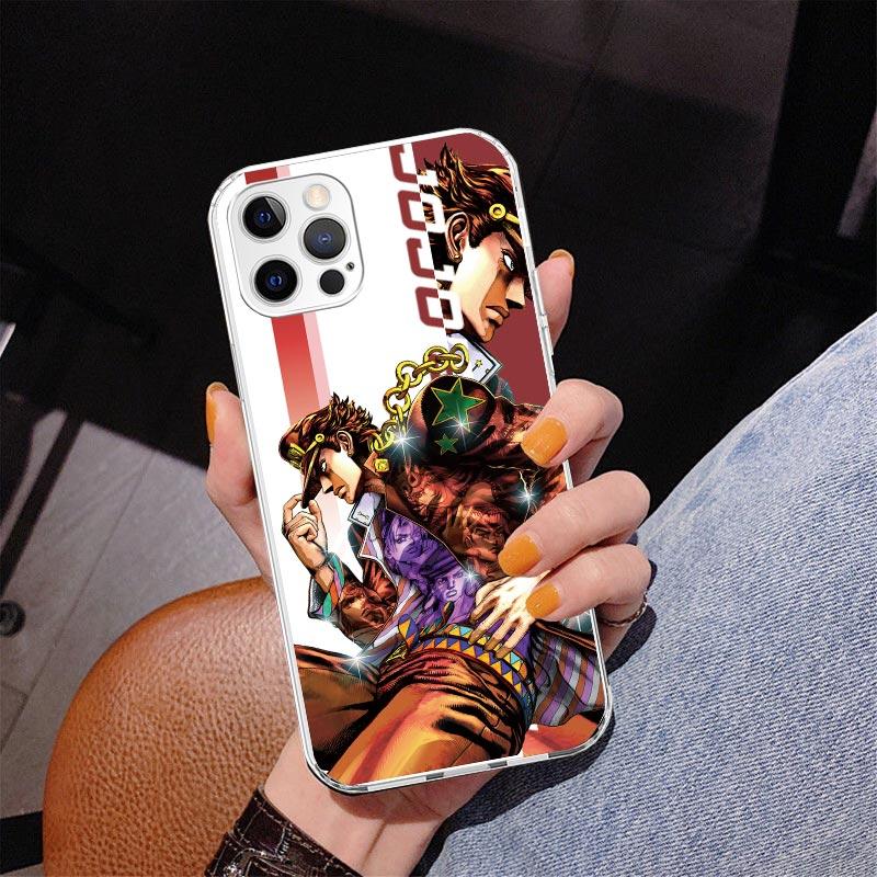 JoJo Bizarre Adventure Anime Phone Case For iPhone 17 Air 16 Pro Max 16E 15 + 14 Plus 11 12 13 Mini 7 8 SE Gift Print Cover Fund