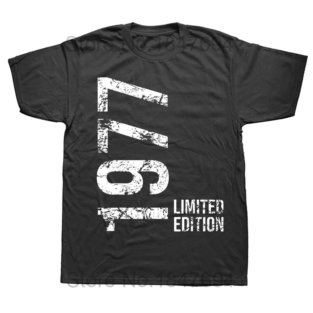 

Funny 47th Birthday 47 Years Retro Vintage 1977 T Shirts Graphic Cotton Streetwear Short Sleeve Birthday Gifts Summer T-shirt XL