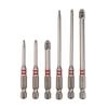 6PCS Screwdriver Bits Set Multiple Sizes Hex Shank Torx Screwdriver Bits with Magnetic for Electric Drills and Wrenches